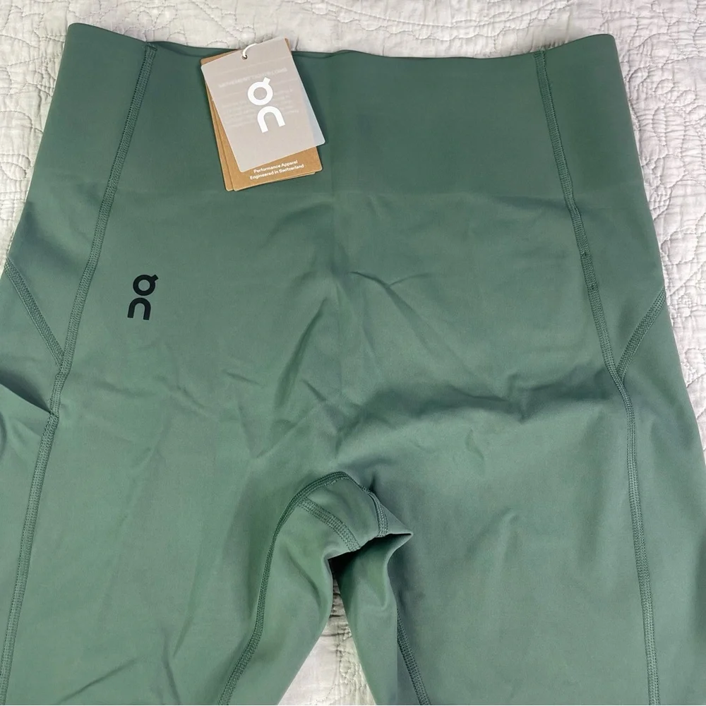 On Cloud Run On Clouds Women’s Movement Tights Long Size XL Ivy - Picture 3 of 16